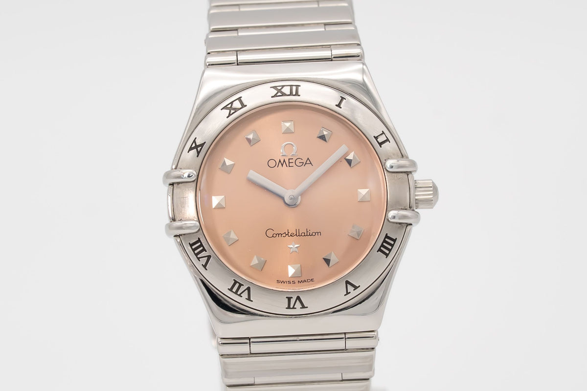 Omega Constellation Ladies My Choice Lady Salmon Dial Stainless Steel 25mm