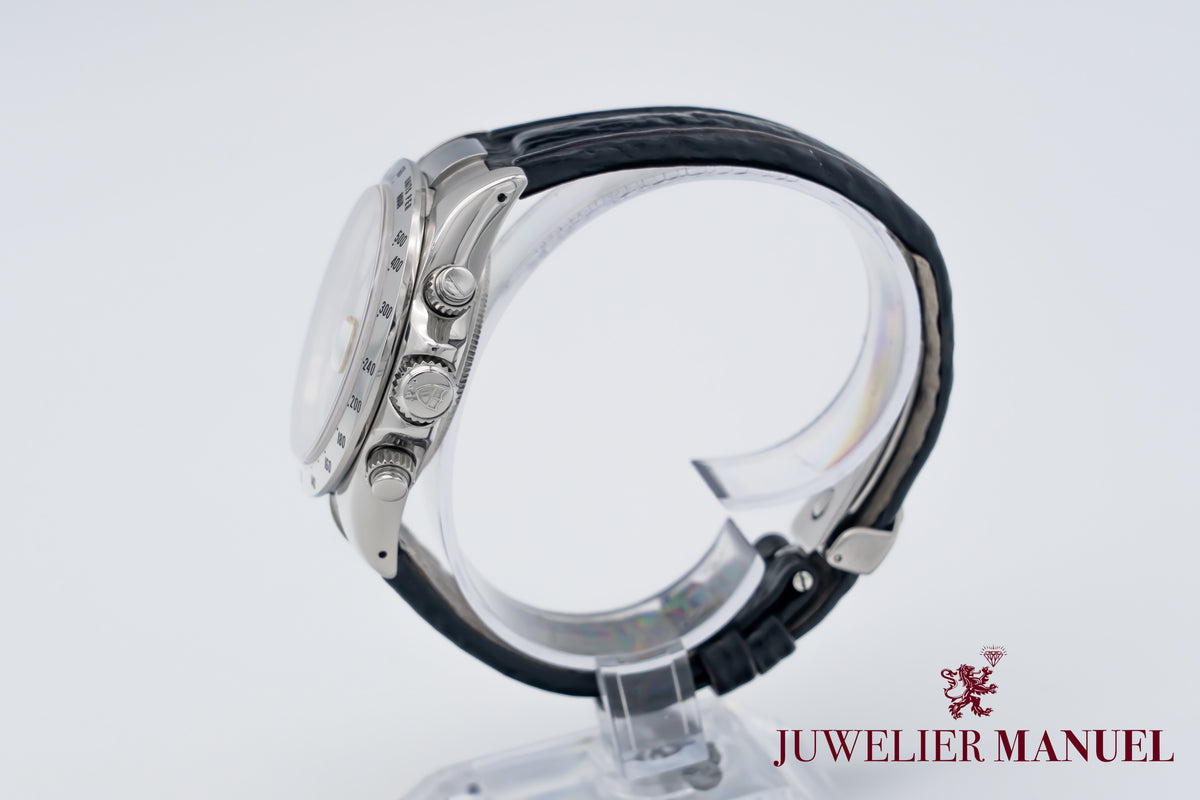 Tudor Prince Date Rare Panda Dial B&P Stahl Automatik 40mm