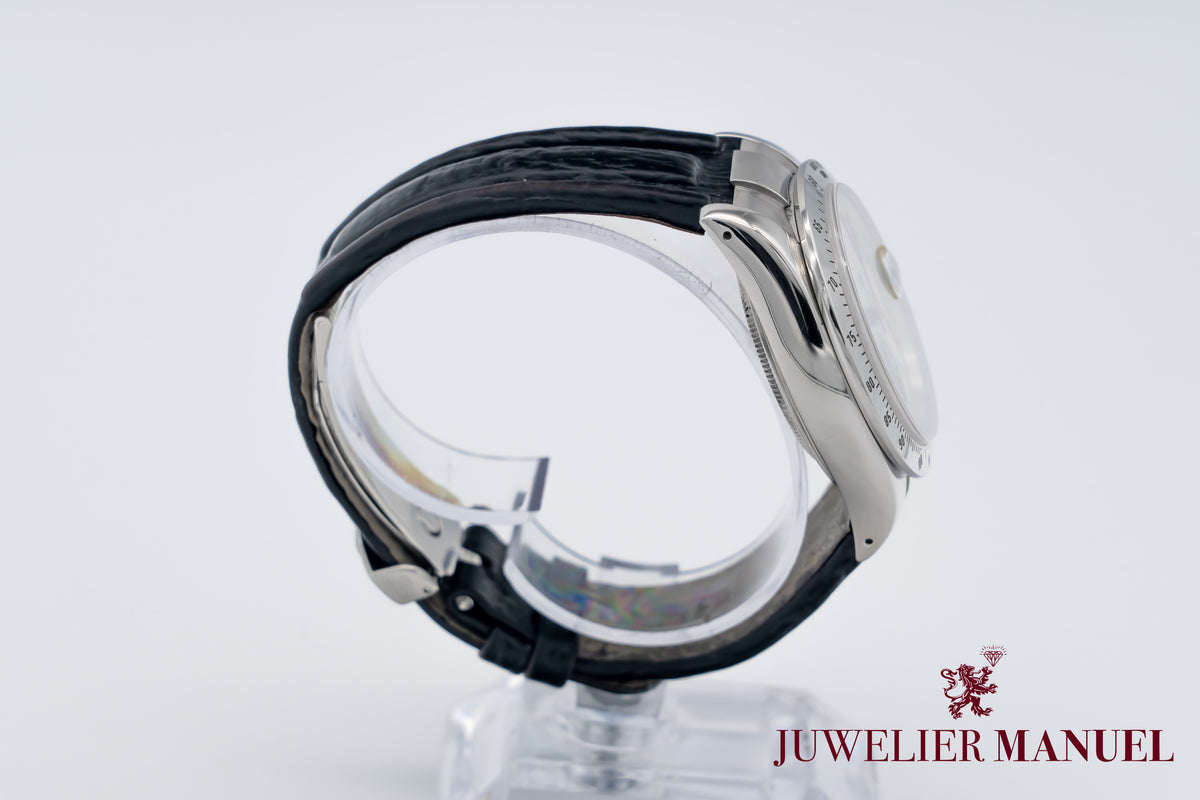 Tudor Prince Date Rare Panda Dial B&P Stahl Automatik 40mm