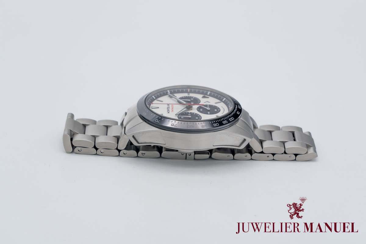 Montblanc Timewalker Chronograph Panda Stahl Automatik 44mm