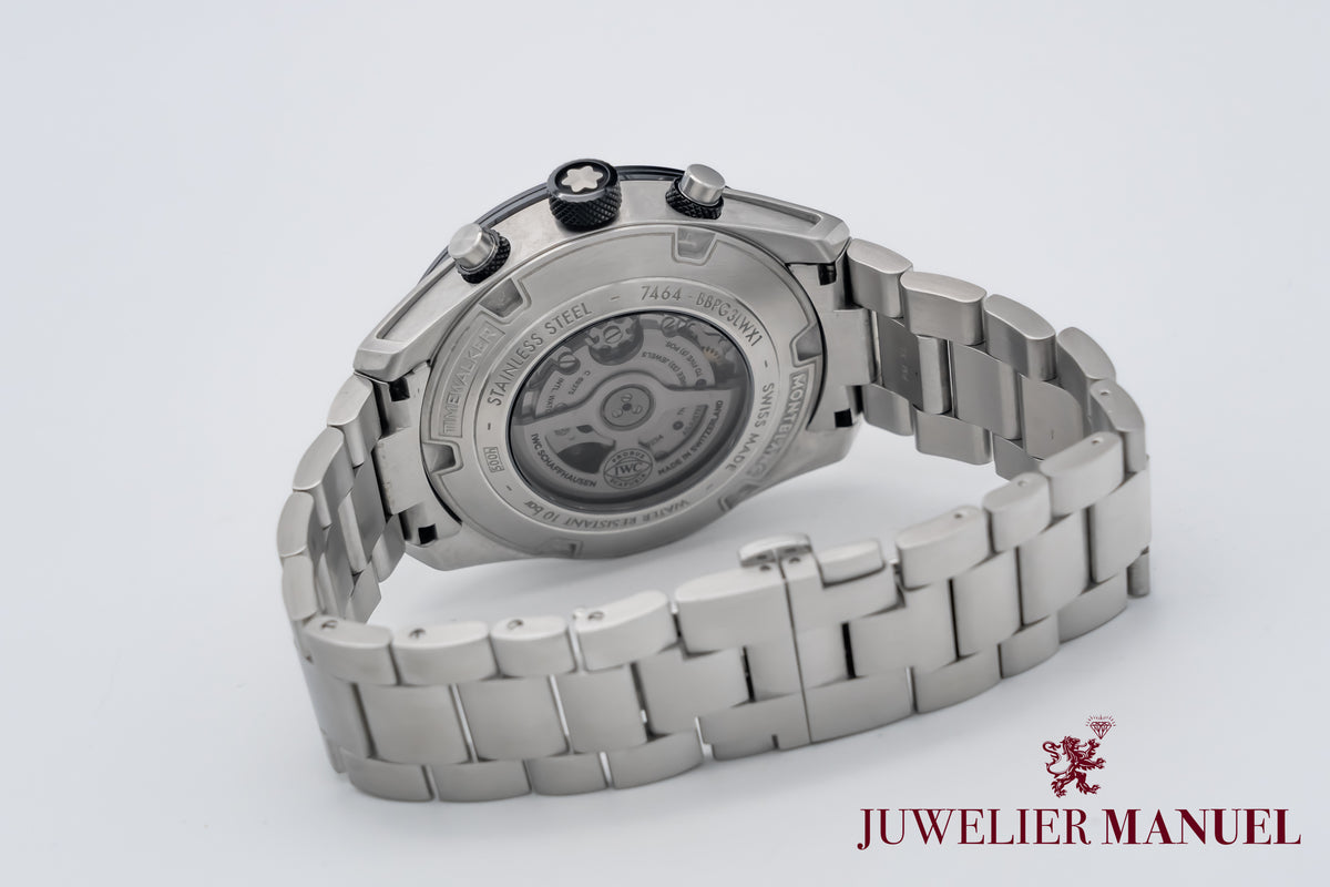 Montblanc Timewalker Chronograph Panda Stahl Automatik 44mm