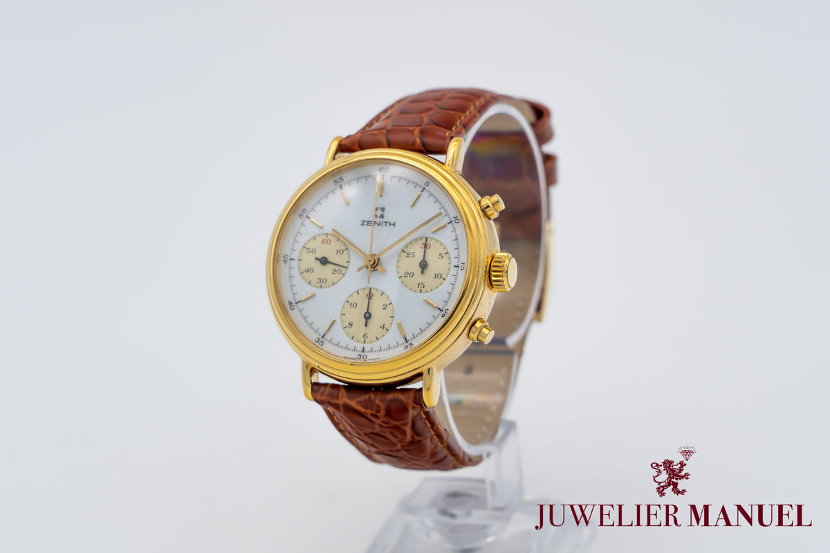 Zenith Chronograph 146HP 18K Yellow Gold Plaque 37mm
