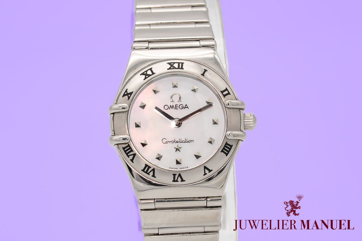 Omega Constellation Ladies My Choice Constellation Lady MOP Dial 1561.17 Stainless Steel 22mm Papers
