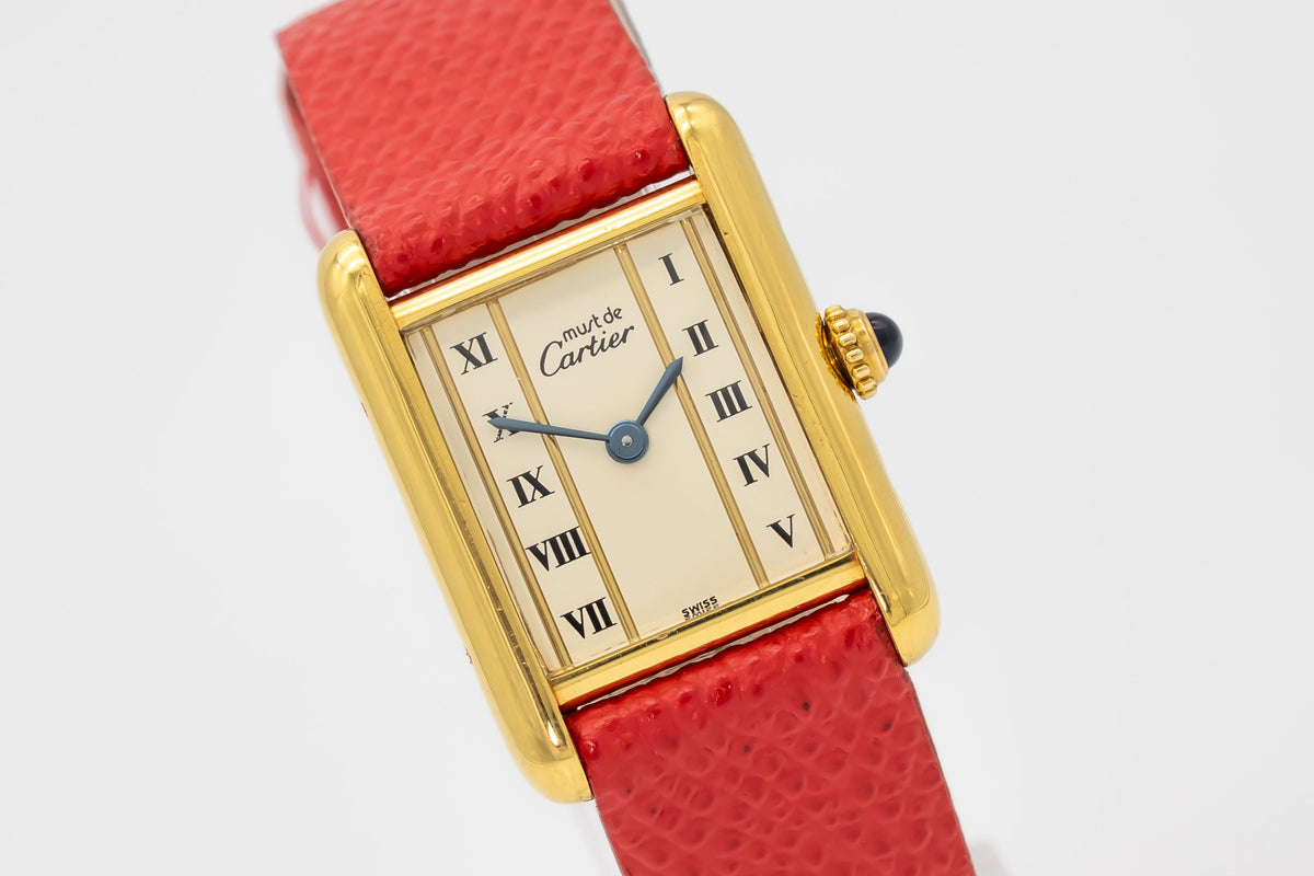 Cartier Tank Vermeil 5057001 Must De Cartier Lady