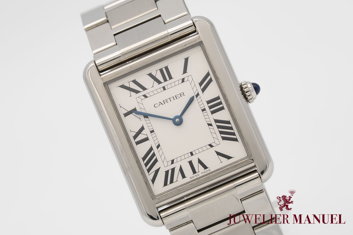 Cartier Tank Solo 3169 Stainless Steel Papers 27mm