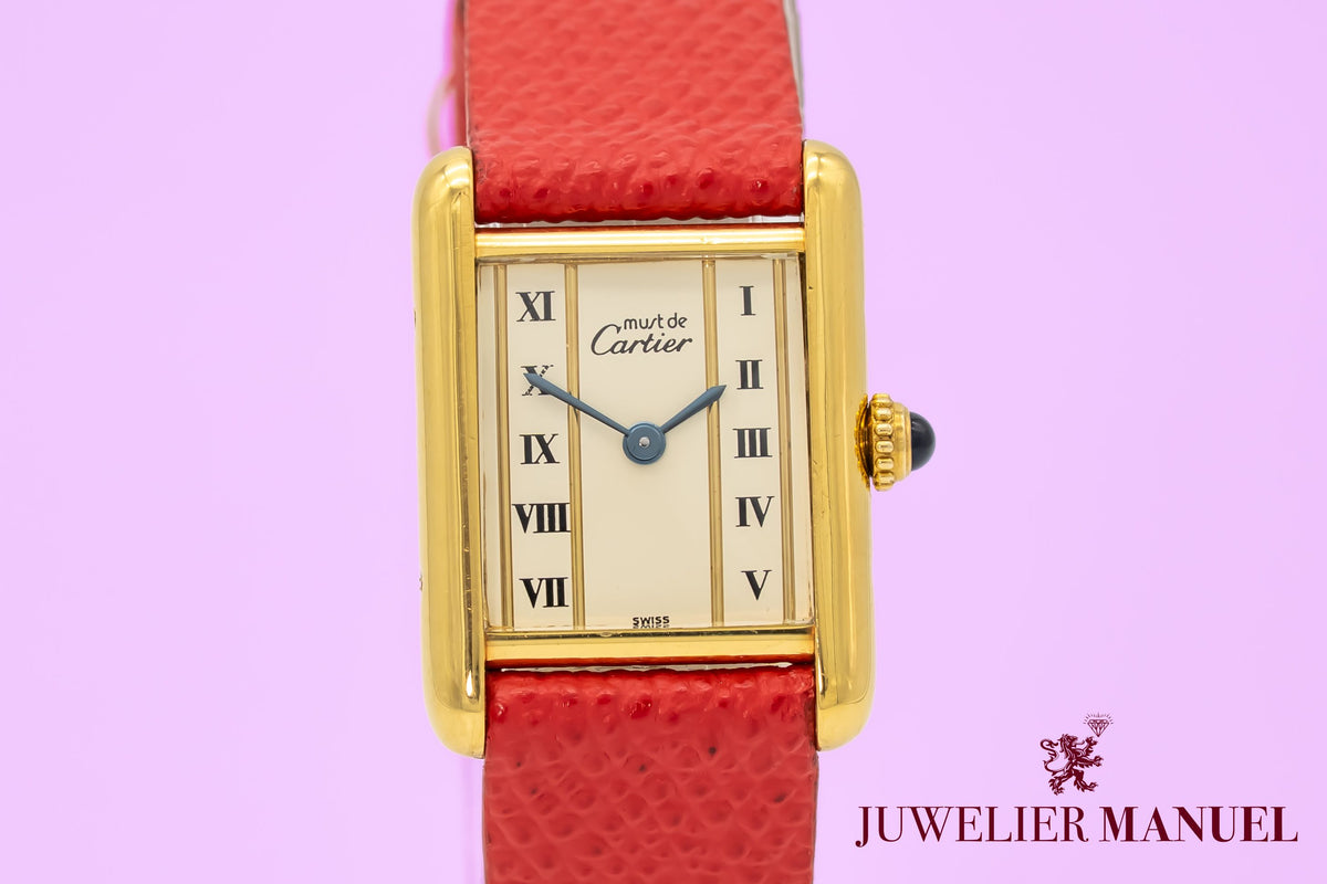 Cartier Tank Vermeil 5057001 Must De Cartier Lady