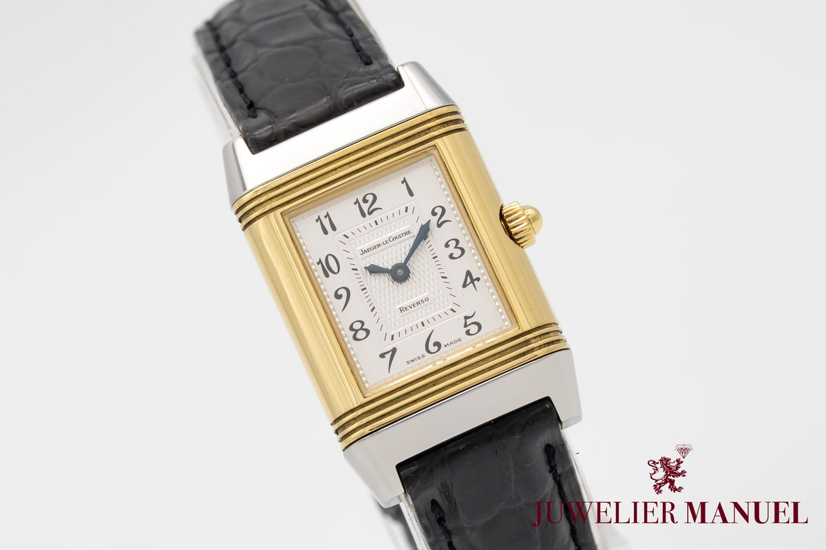 Jaeger-LeCoultre Reverso Duetto 266.5.44 MOP Fatory Diamonds Stahl Gelbold 750 Lady