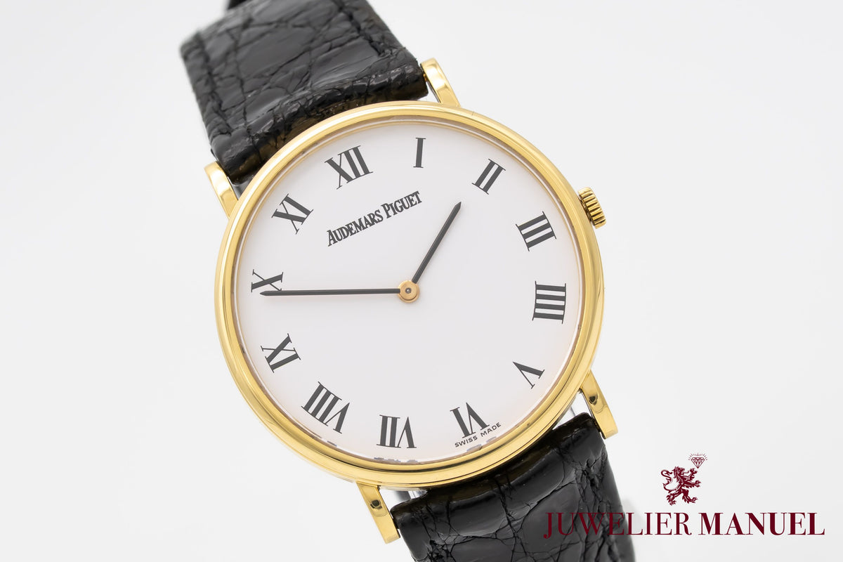 Audemars Piguet Classic 18K B&P Banque Cantonale Gelbgold 750 Manual Winding 32mm