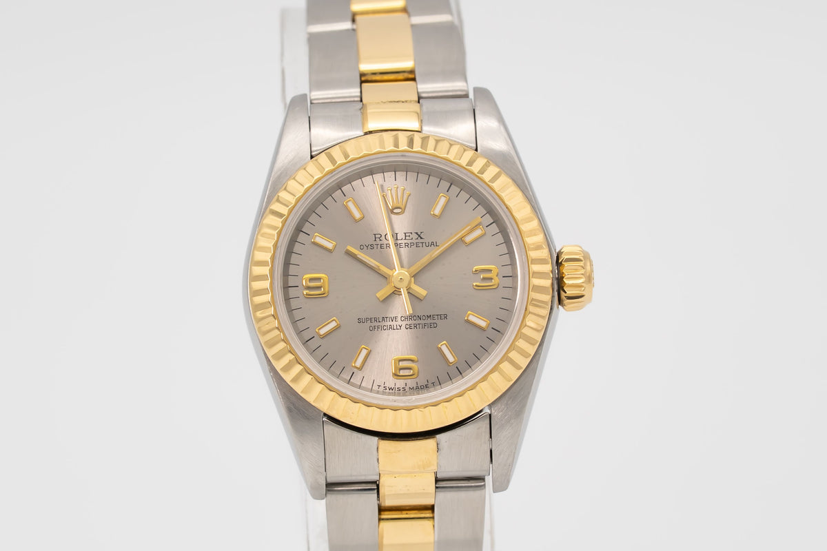 Rolex Oyster Perpetual 26 Lady 67193 Stahl Gelbgold 750 Automatik 26mm