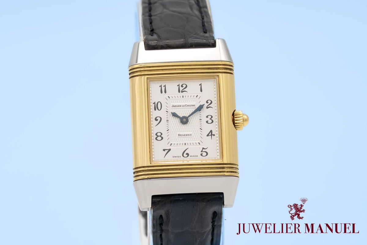 Jaeger-LeCoultre Reverso Duetto 266.5.44 MOP Fatory Diamonds Stahl Gelbold 750 Lady