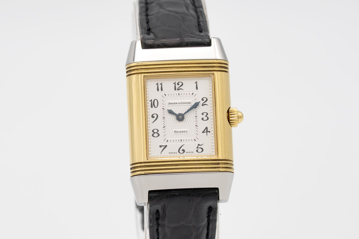 Jaeger-LeCoultre Reverso Duetto 266.5.44 MOP Fatory Diamonds Stahl Gelbold 750 Lady