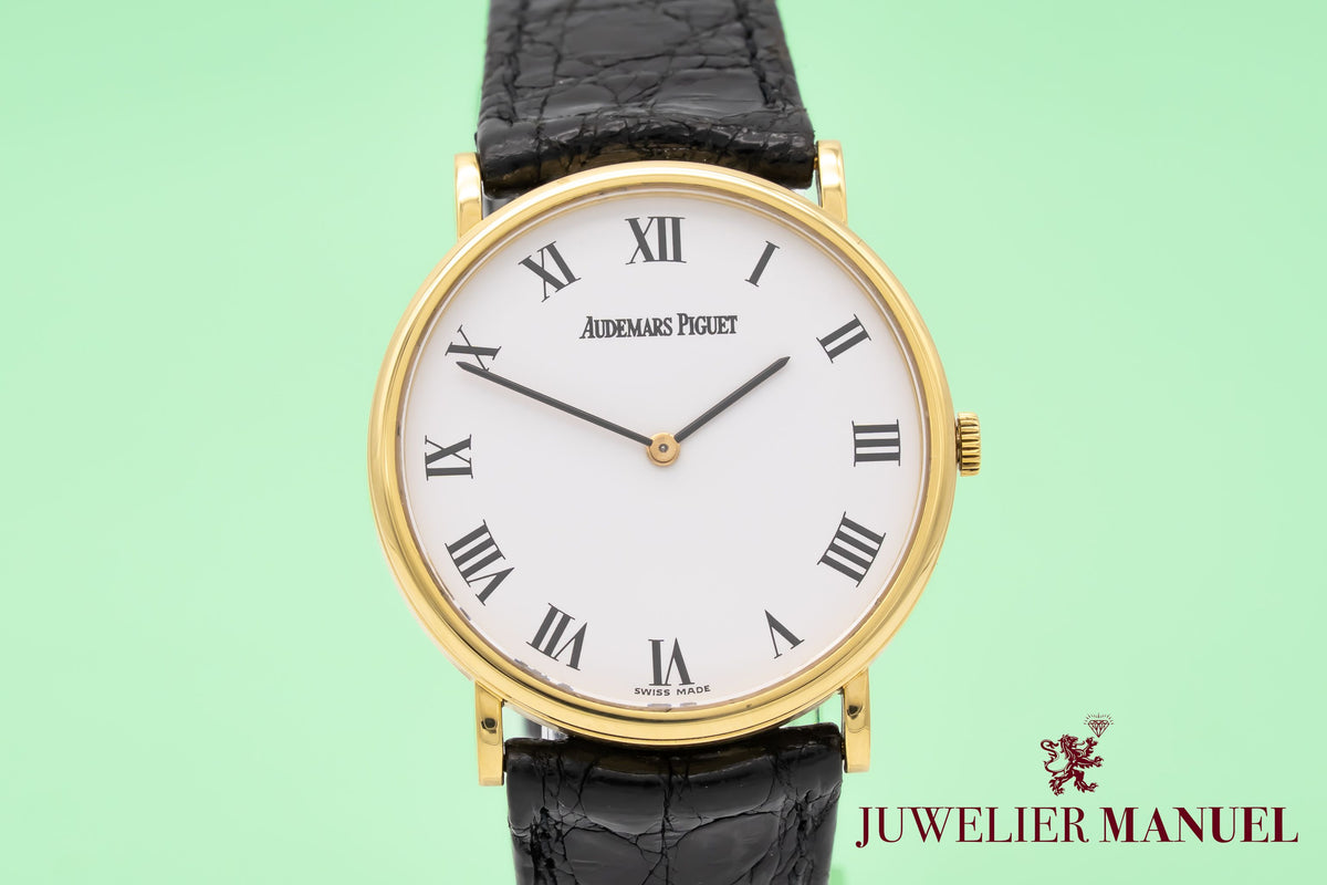 Audemars Piguet Classic 18K B&P Banque Cantonale Gelbgold 750 Manual Winding 32mm