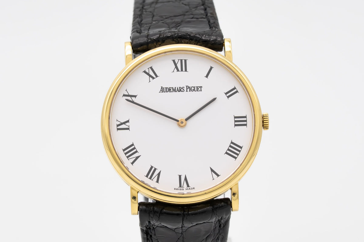 Audemars Piguet Classic 18K B&P Banque Cantonale Gelbgold 750 Manual Winding 32mm