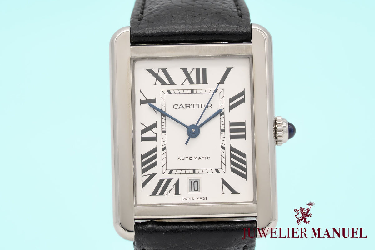 Cartier Tank Solo XL 3515 Steel Automatic 31mm Men's Watch