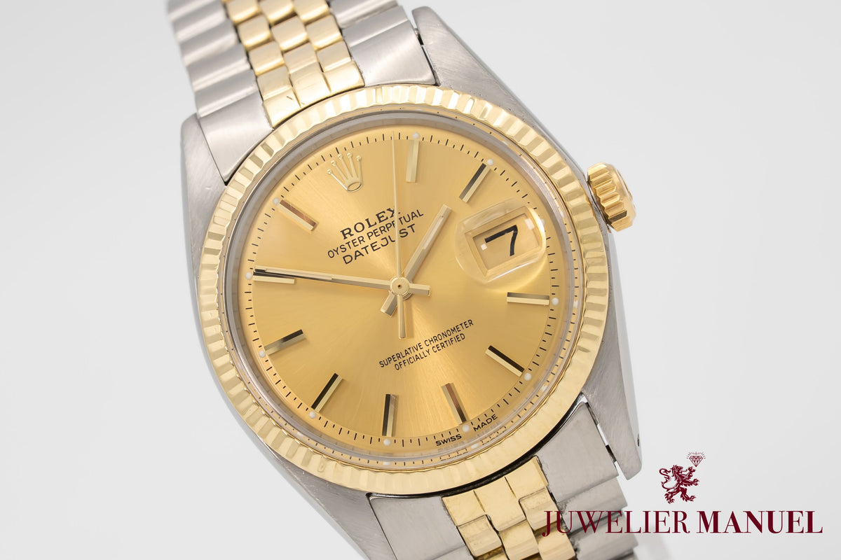 Rolex Datejust 36 1601 Rolex Service Stahl Gelbgold 750 Automatik 36mm