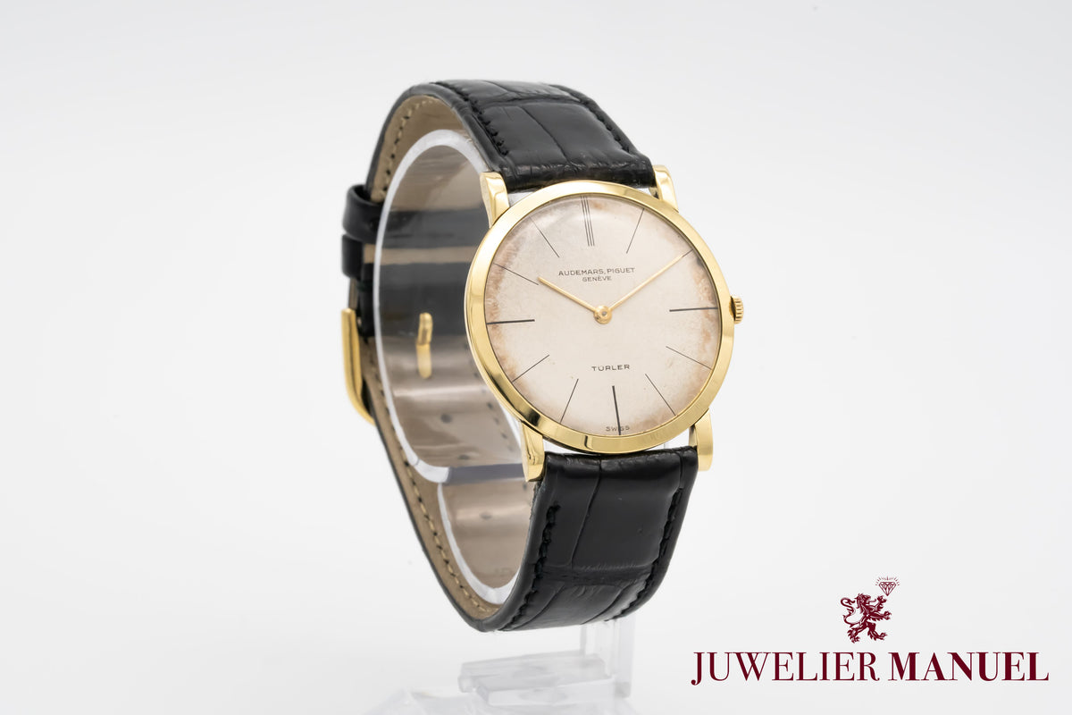 Audemars Piguet Ultra Thin 18K Gold Rare Türler Dial Manual Winding 32mm