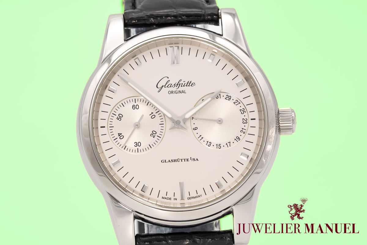 Glashütte Original Senator Hand Date Stainless Steel Automatic 40mm