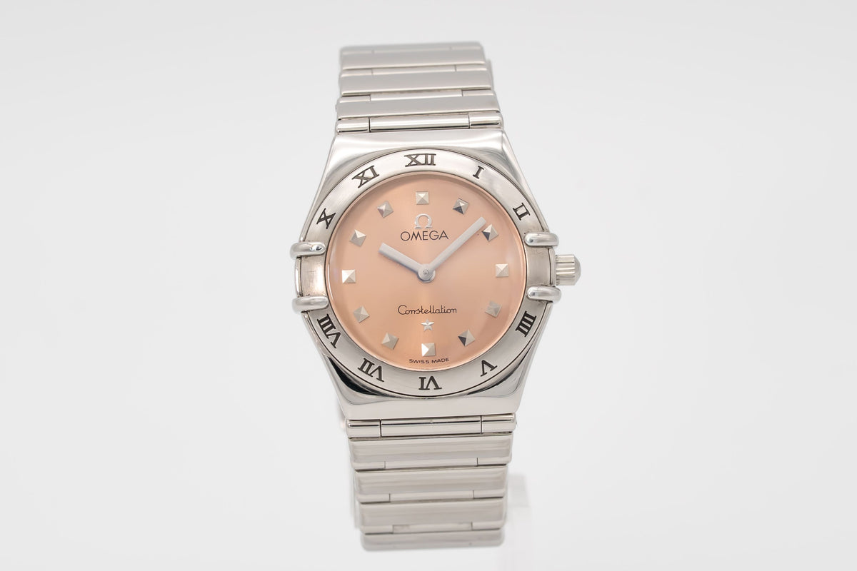 Omega Constellation Ladies My Choice Lady Salmon Dial Stainless Steel 25mm