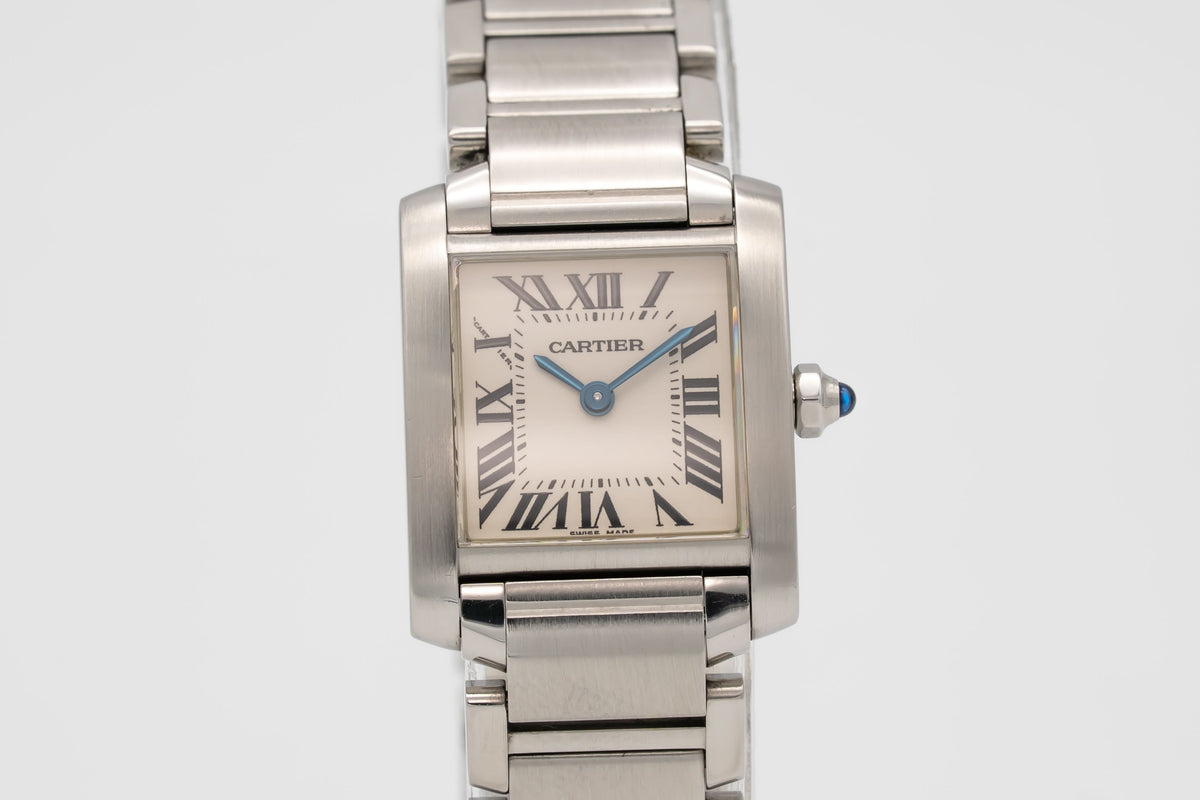Cartier Tank Française Lady 2384 Stainless Steel 20mm