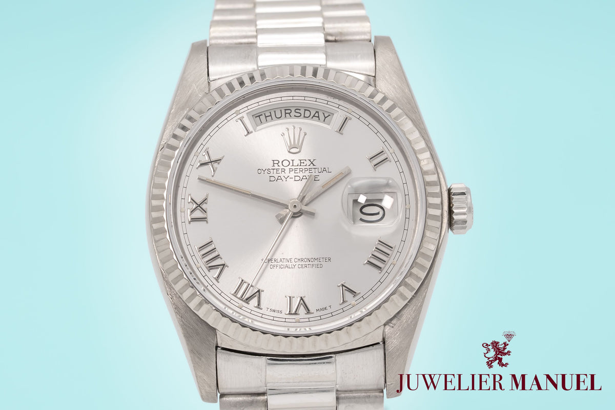 Rolex Day-Date 36 18039 Weissgold 750 Automatik 36mm