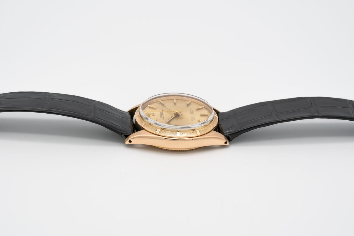Rolex Oyster Perpetual 6549 Medium 18K Rosegold 750 Automatik 31mm