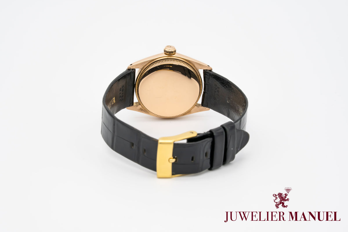 Rolex Oyster Perpetual 6549 Medium 18K Rosegold 750 Automatik 31mm