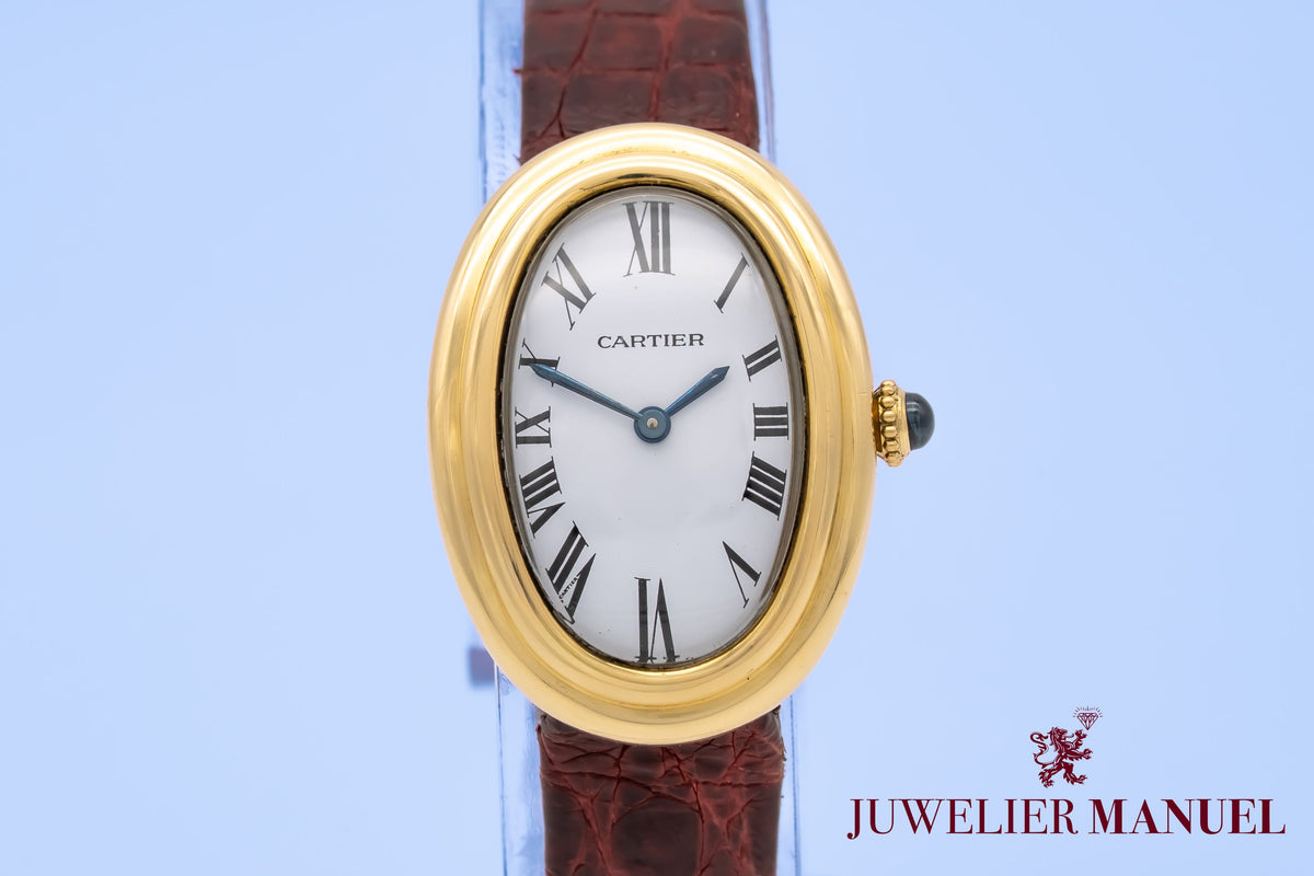 Cartier Baignoire 78094 Very Rare Ladies 18K Gold Manual Winding