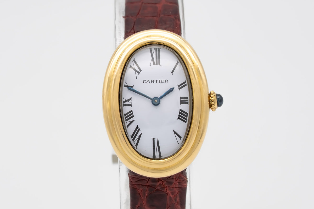 Cartier Baignoire 78094 Very Rare Ladies 18K Gold Manual Winding