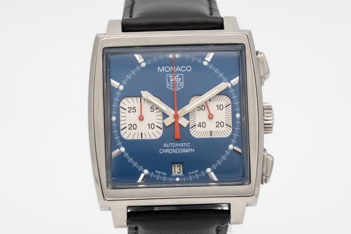 TAG Heuer Monaco CW2113 Steve McQueen Chronograph Stahl Automatik 38mm