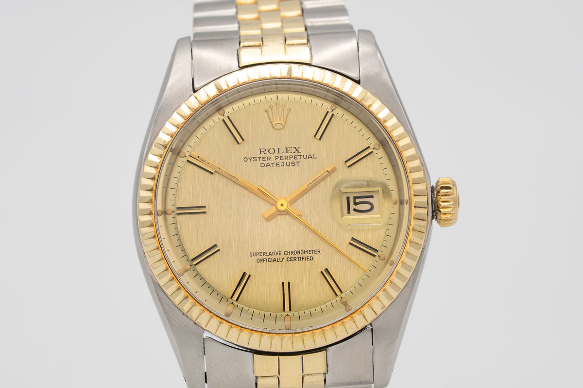 Rolex Datejust 36 1601 Rolex Stahl Gelbgold 750 Automatik 36mm