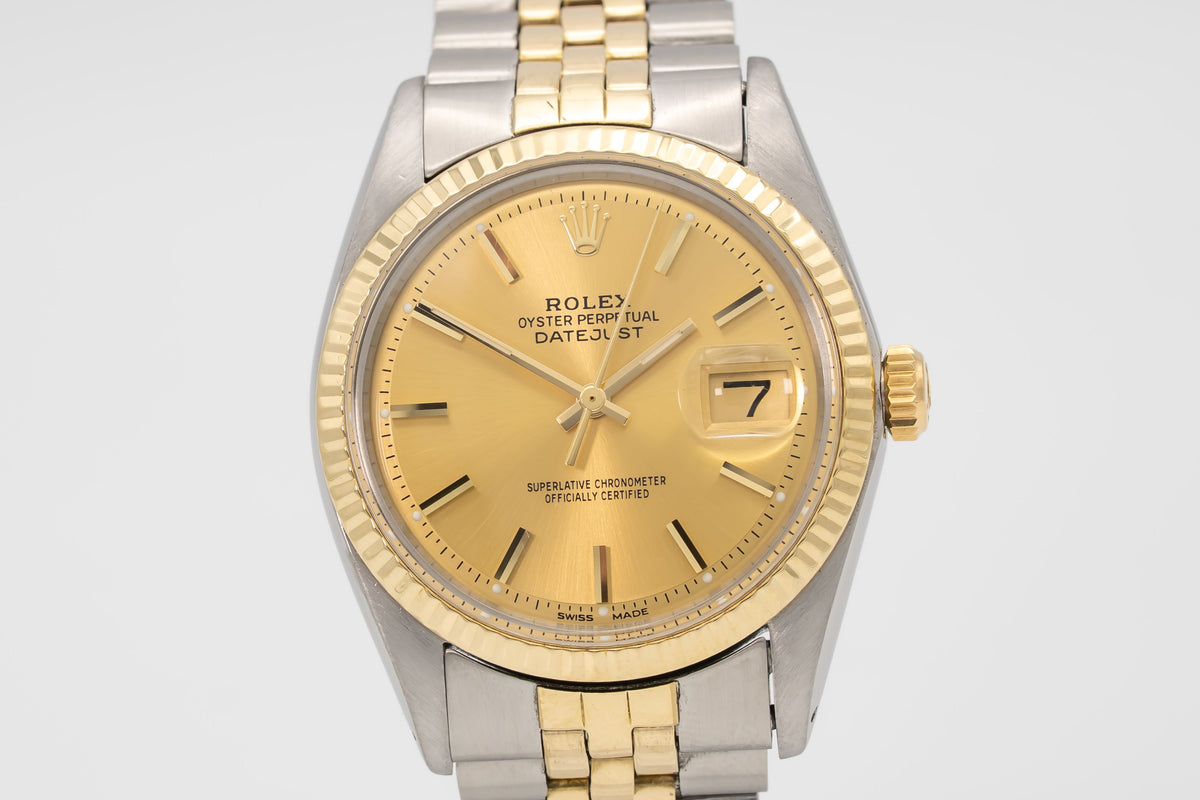 Rolex Datejust 36 1601 Rolex Service Stahl Gelbgold 750 Automatik 36mm