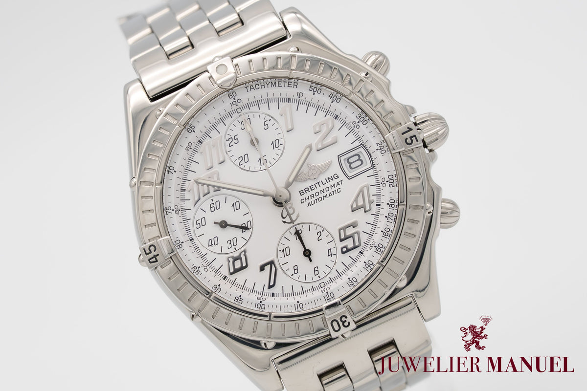 Breitling Blackbird Chronomat A13350 Stahl Automatik 40mm Papers