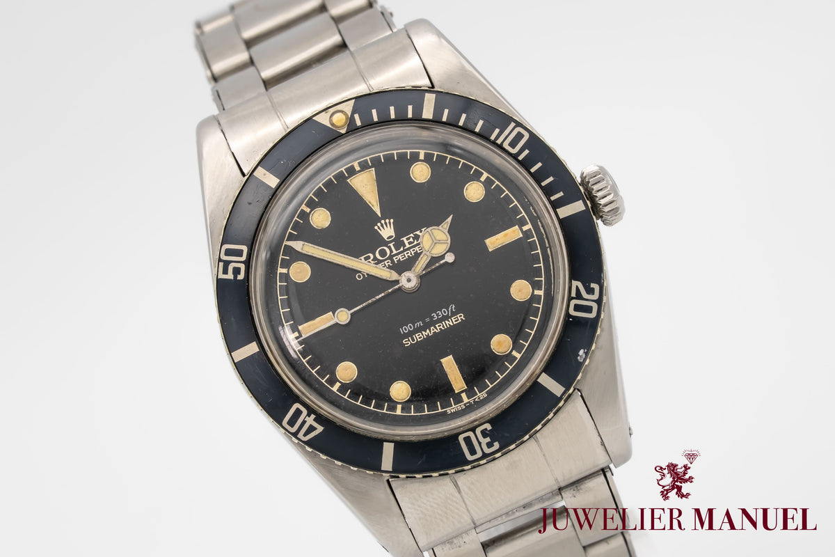 Rolex Submariner (No Date) 6536/1 James Bond Very Rare Stainless Steel Automatic 37mm