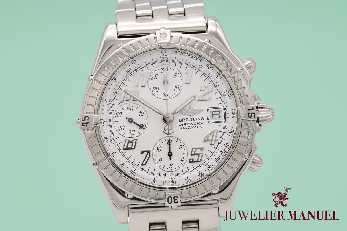 Breitling Blackbird Chronomat A13350 Stahl Automatik 40mm Papers