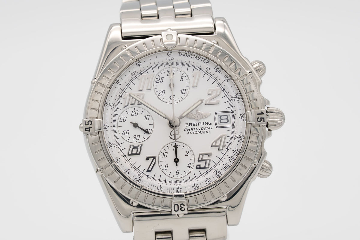 Breitling Blackbird Chronomat A13350 Stahl Automatik 40mm Papers