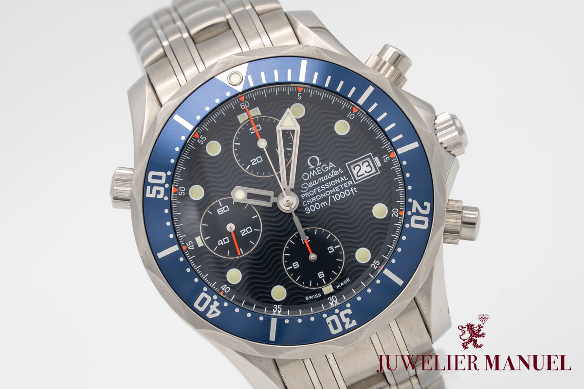 Omega Seamaster Diver 300 M 2599.80.00 Rare Non Polie Acier Automatique 41mm Papiers