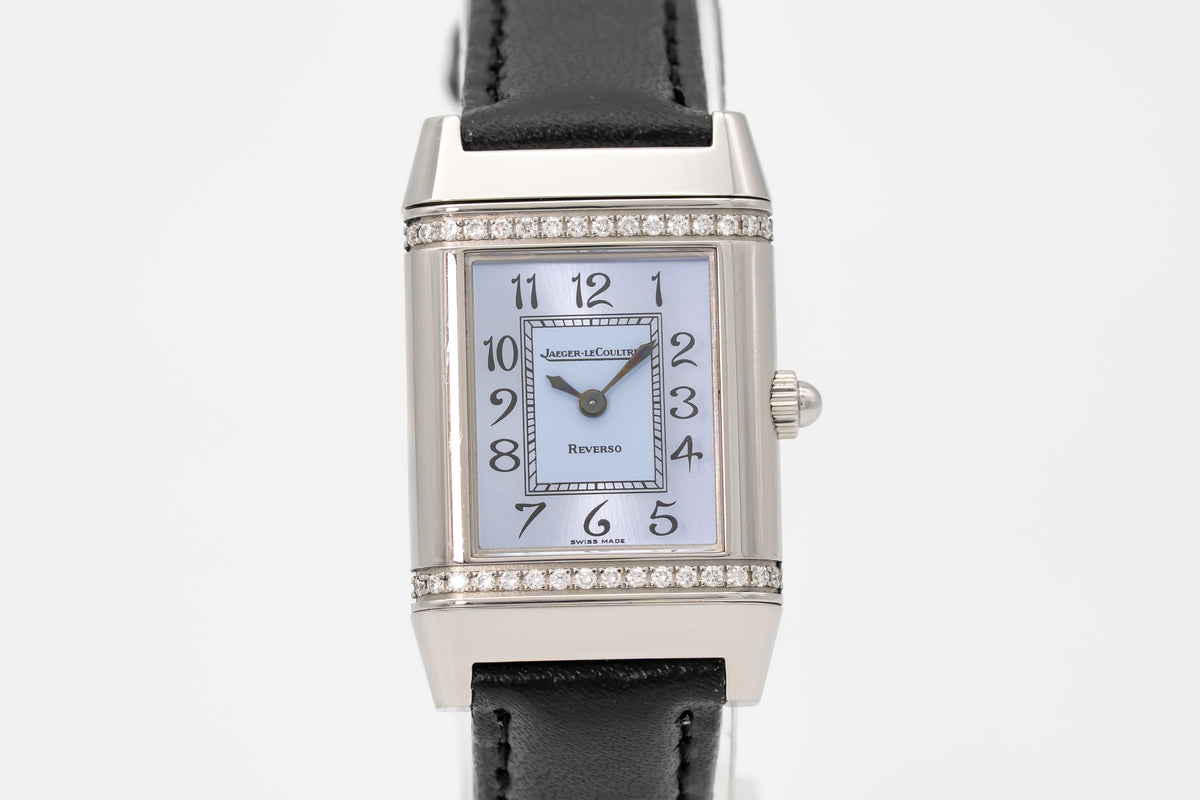 Jaeger-LeCoultre Reverso Lady 265.8.08 Factory Diamonds Stainless Steel