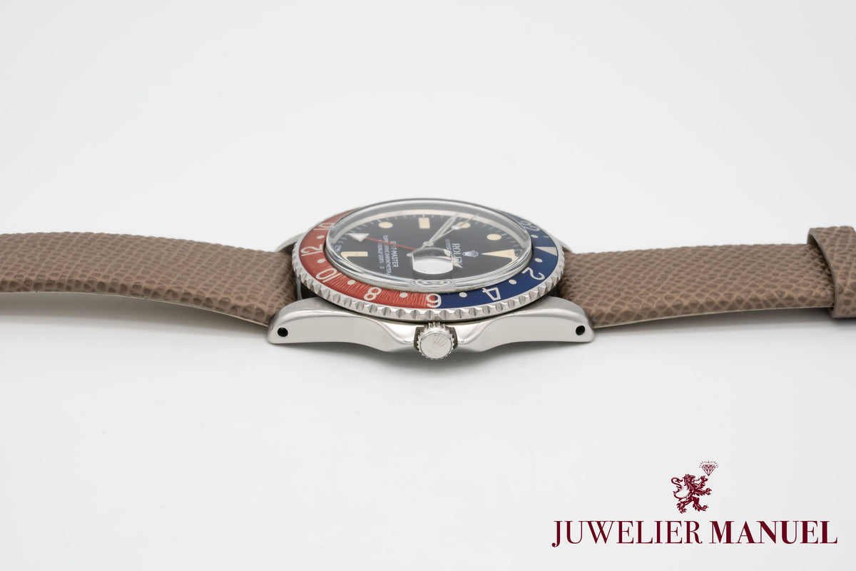 Rolex GMT-Master 1675 PCG Cornino Pepsi Stahl Automatik 40mm