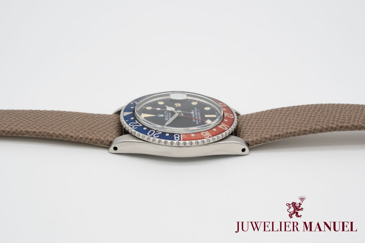 Rolex GMT-Master 1675 PCG Cornino Pepsi Stahl Automatik 40mm