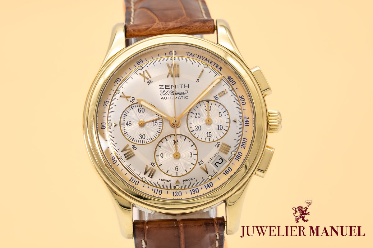 Zenith Prime 18 Karat Yellow Gold Manual Winding 38mm Yellow Gold 750