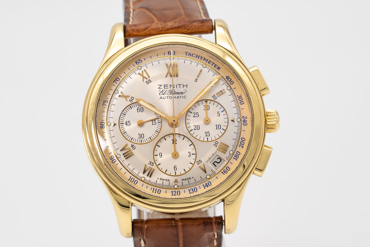 Zenith Prime 18 Karat Yellow Gold Manual Winding 38mm Yellow Gold 750