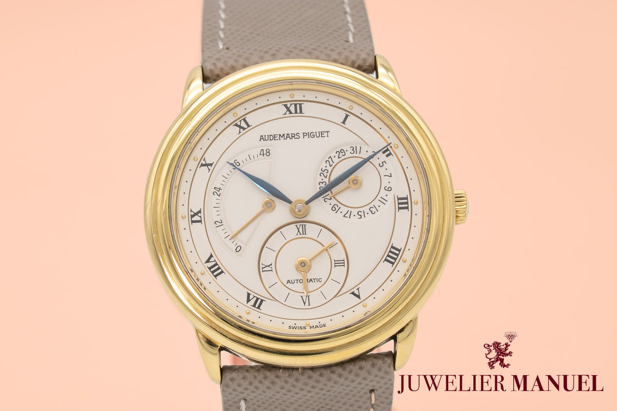 Audemars Piguet Jules Audemars 25685BA Dual Time Gelbgold 750 Automatik 36mm