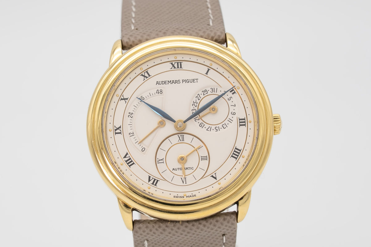 Audemars Piguet Jules Audemars 25685BA Dual Time Gelbgold 750 Automatik 36mm