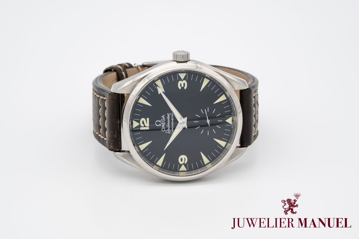Omega Seamaster Railmaster XXL Stainless Steel Manual Winding 49mm Papers