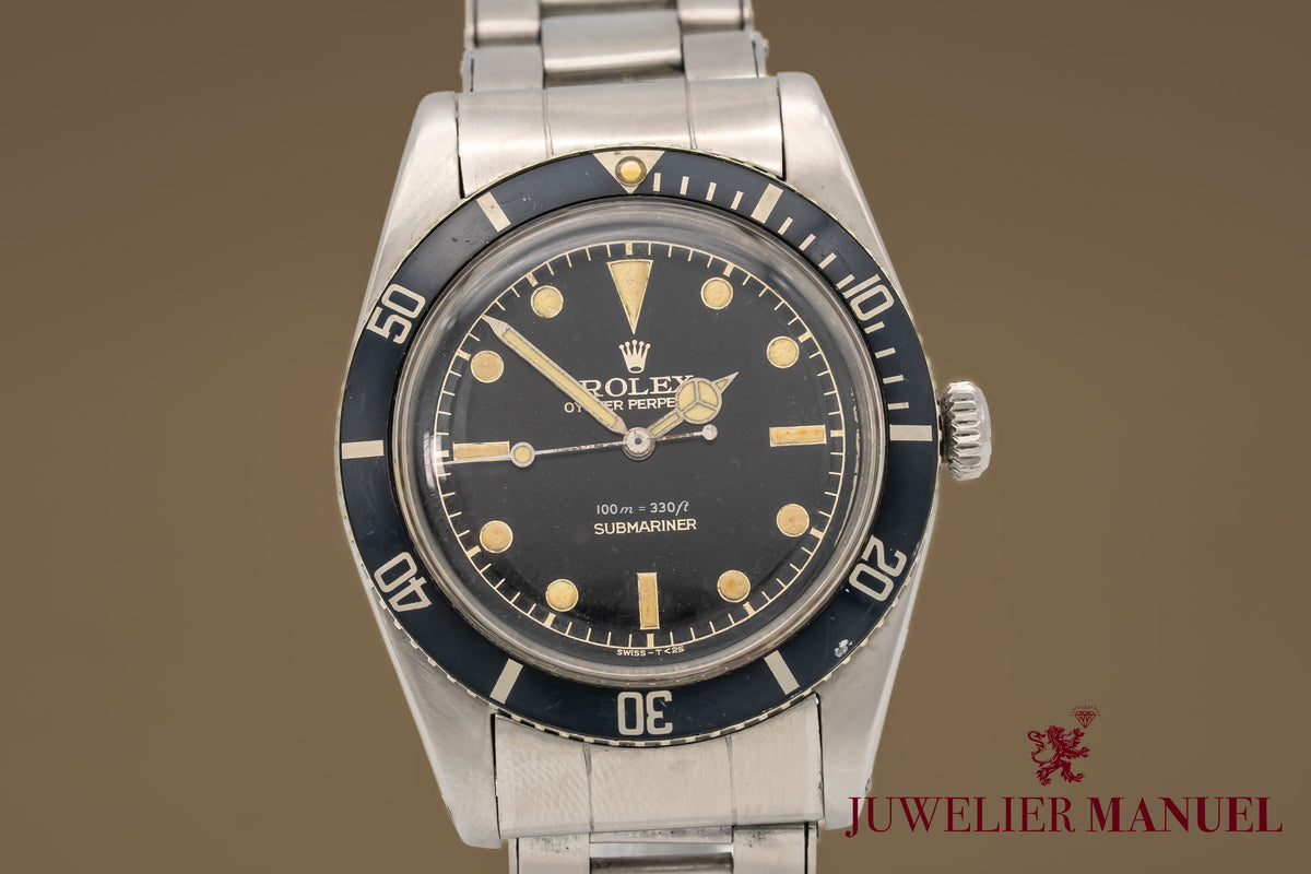 Rolex Submariner (No Date) 6536/1 James Bond Very Rare Stainless Steel Automatic 37mm