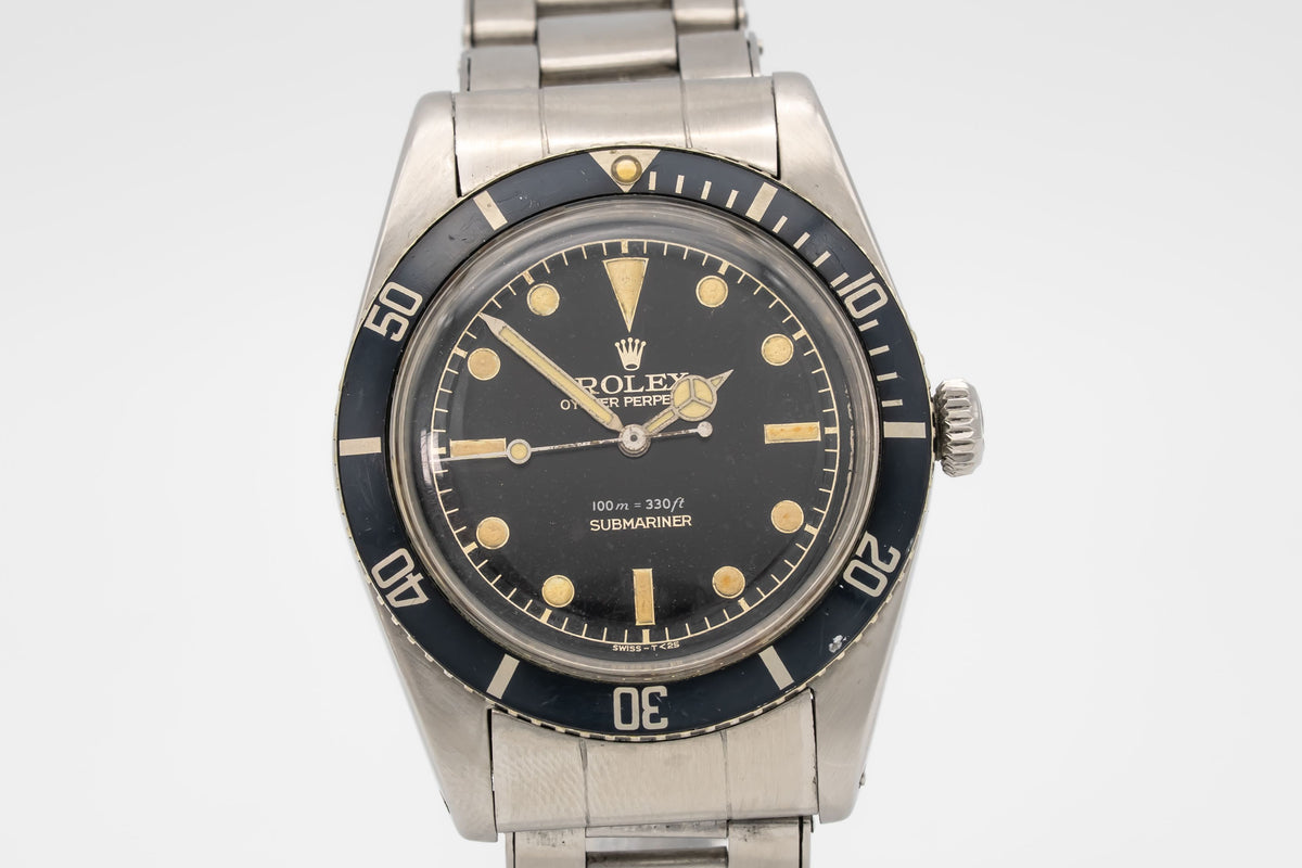 Rolex Submariner (No Date) 6536/1 James Bond Very Rare Stainless Steel Automatic 37mm