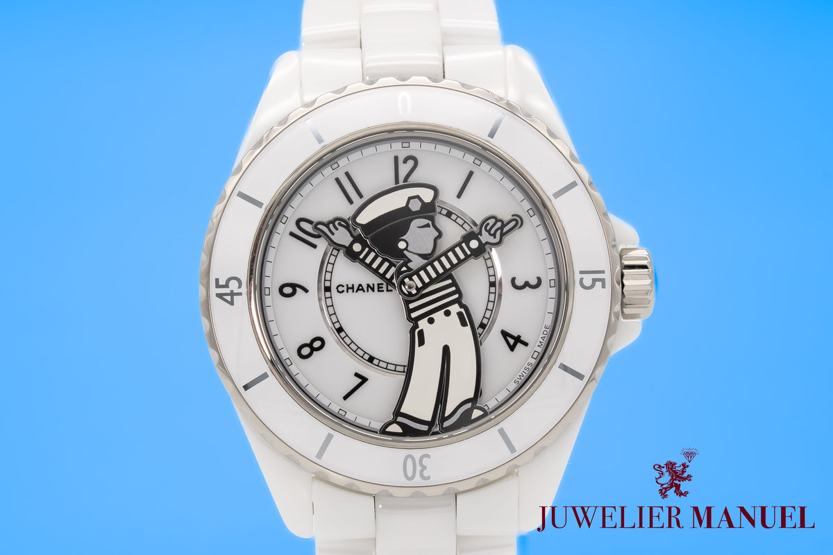 Chanel J12 Mademoiselle J12 La Pausa Ceramic Automatic 38mm Papers