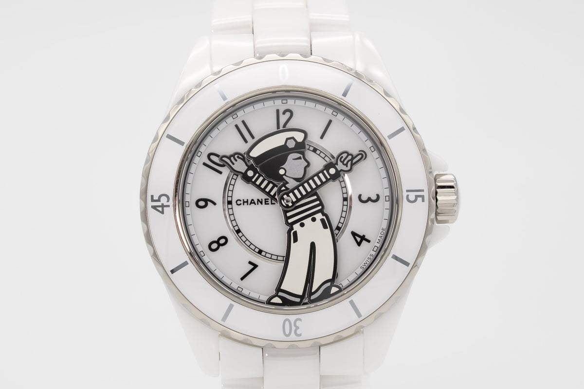Chanel J12 Mademoiselle J12 La Pausa Ceramic Automatic 38mm Papers
