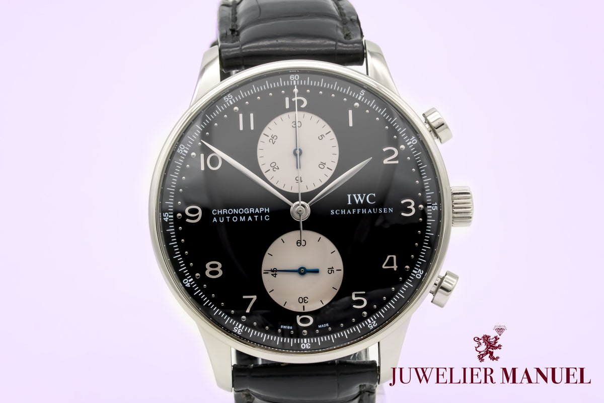 IWC Portugieser Chronograph IW3714 Stahl Automatik 41mm Papers