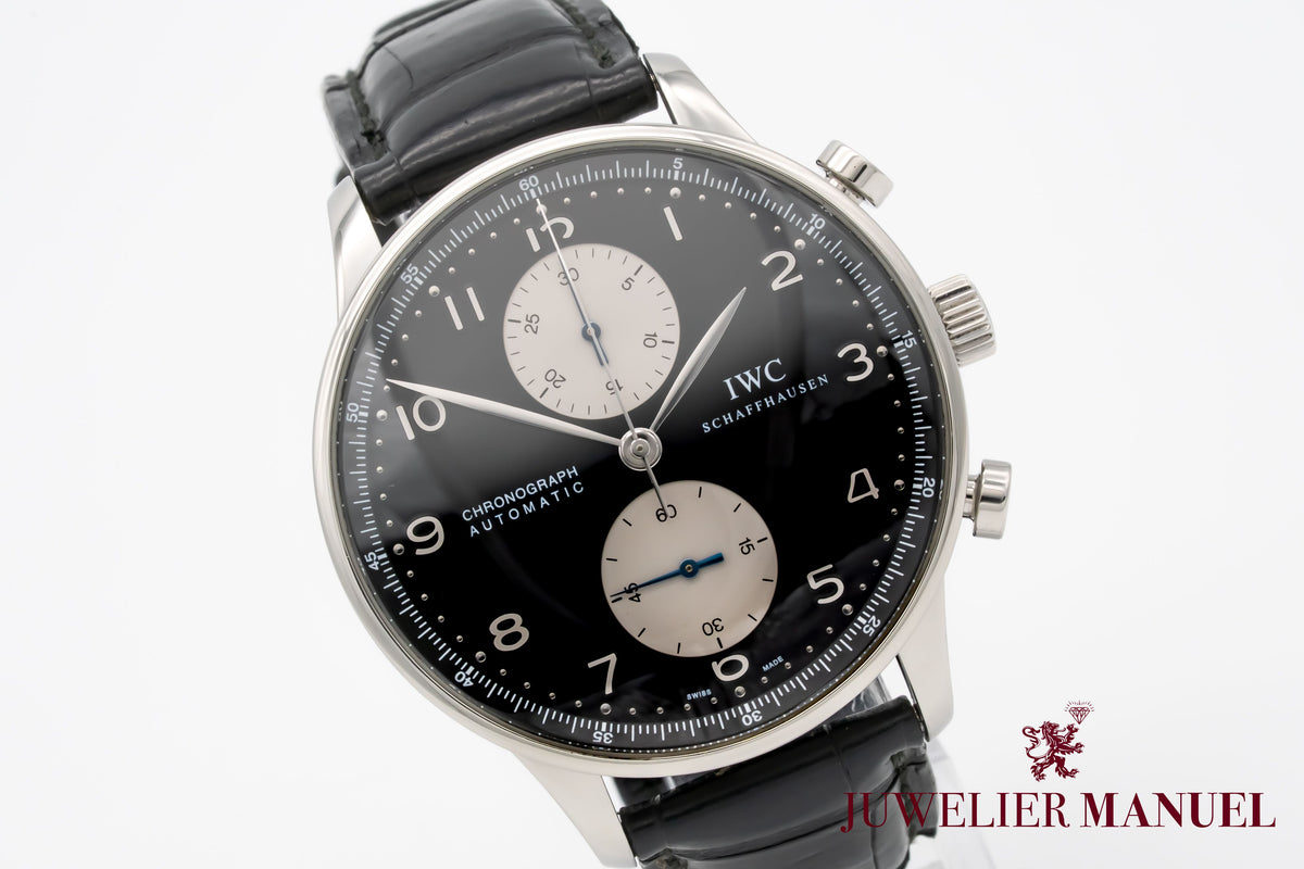 IWC Portugieser Chronograph IW3714 Stahl Automatik 41mm Papers